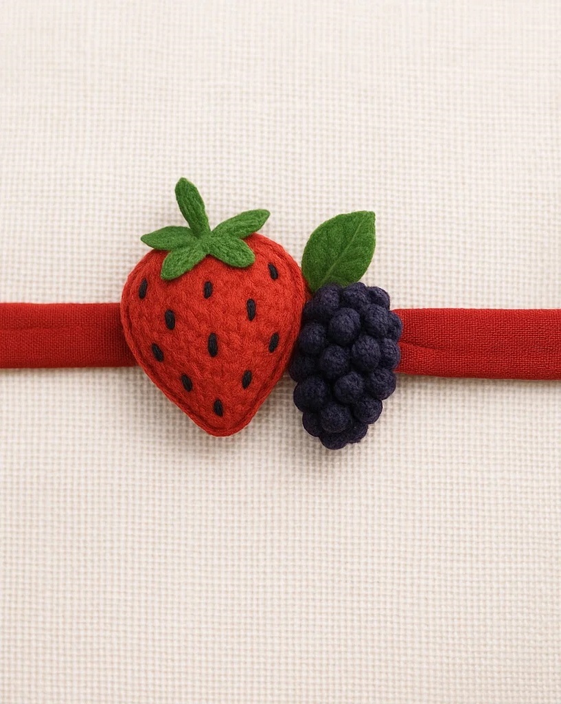Strawberry Mulberry Baby Headband